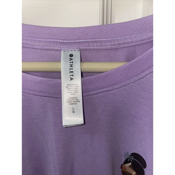 BGDB x Athleta Graphic Tee Sz Large Brown Girls Do Ballet - Picture 4 of 9